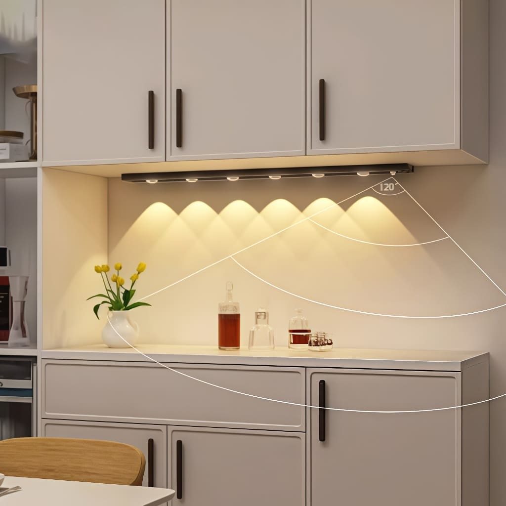 Luz de LED Recarregável Ultra Fina com Sensor 60cm